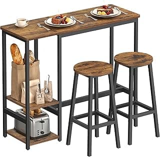 Conjunto de mesa y sillas de cocina Negro