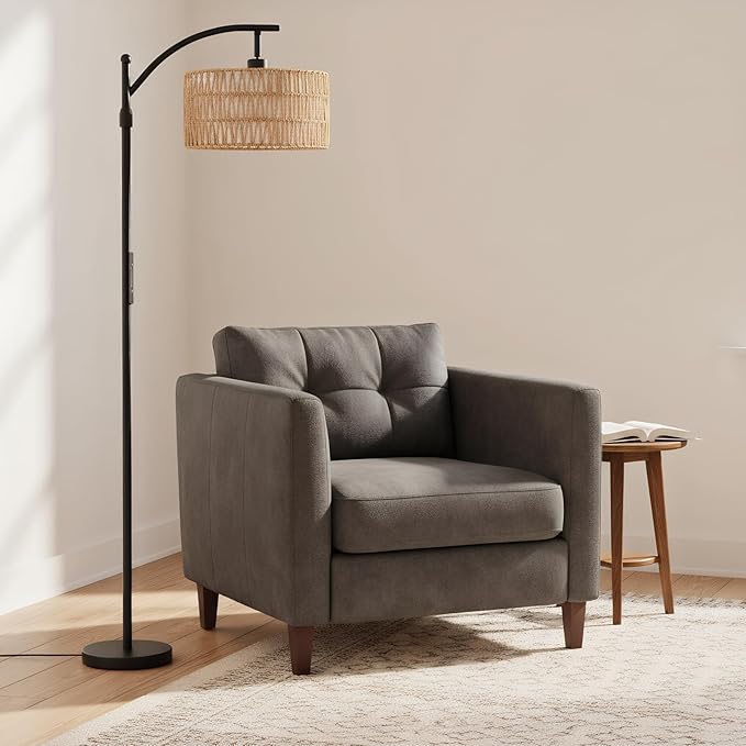 Lámpara de pie LED Negro