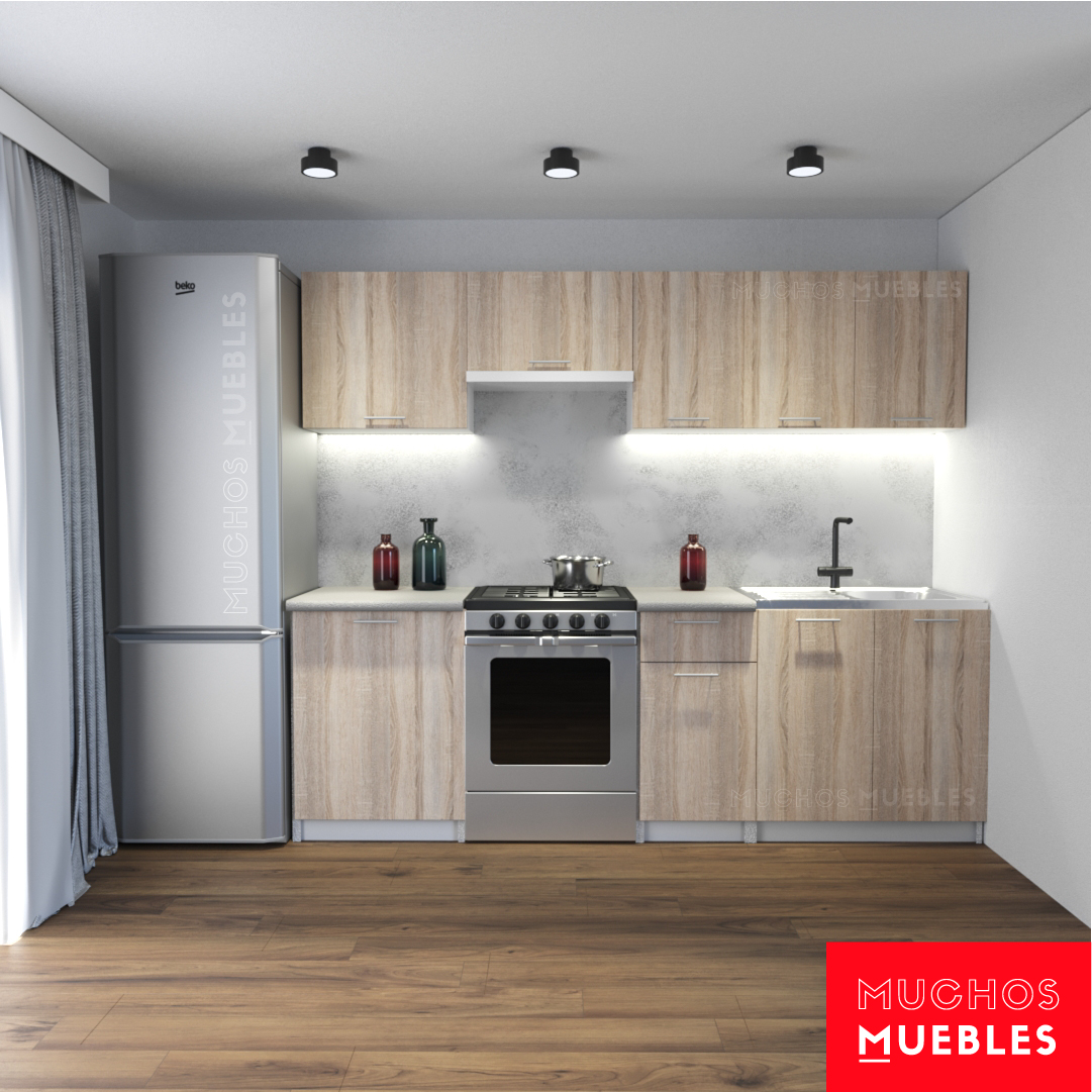 Cocina modular Sonoma 240 cm
